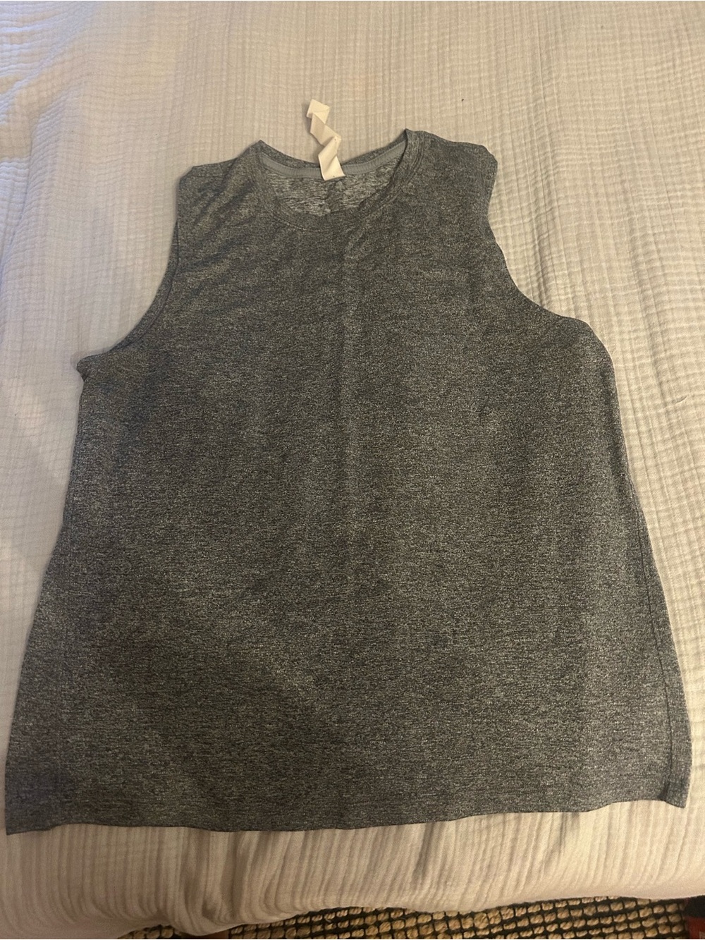 Lululemon women’s grey jersey workout tank - size medium/8